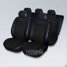 Passend für VW Sitzbezüge  Kunstleder XX schwarz  VW PASSAT 3B 3BG 3C