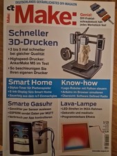 Make: 03/23 - Schneller 3D-Drucken, Smarte Gasuhr, Lava Lampe