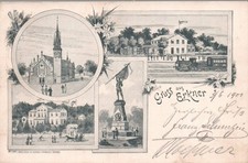 AK Gruss aus Erkner, Lkr. Oder - Spree, Brandenburg, gelaufen 1900 (3019A59)