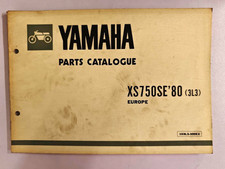 Yamaha  XS750SE  Spare Parts Catalogue,Teilekatalog,Catalogo di ricambi 1980