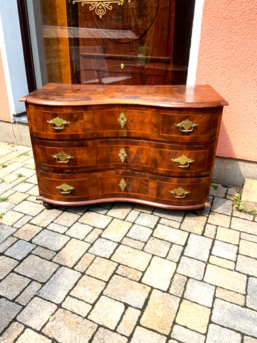 Barockkommode nussbaum - barockkommode,