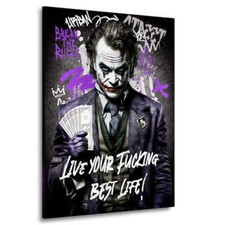 Pop Art Leinwand-Bild Joker