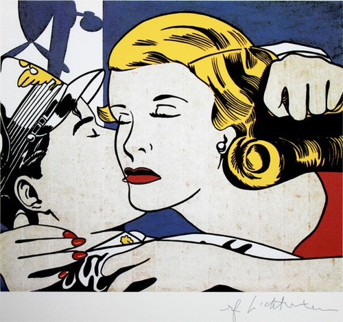 Roy lichtenstein the kiss - roy,