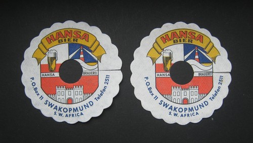 Hansa pilsdeckchen bierdeckel - hansa,