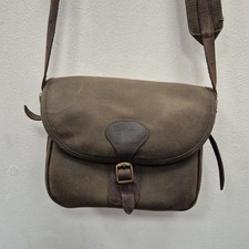 Barbour Cartridge Wax Waterproof Leather Small Satchel Utility Shooting Bag