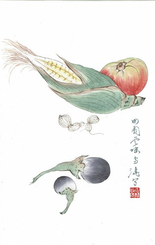 Chinesischer holzschnitt - chinesischer,
