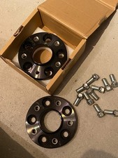 SPURVERBREITERUNG LK 5x112, ML 66,45mm 40mm 2x20mm,SCHWARZ ,mit Radschrauben