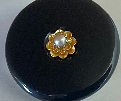 Brosche onyx gold - brosche,