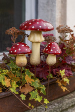 Fliegenpilz am Stab – Deko