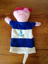 IKEA Vintage Handpuppe Kuschel Pirat mit Augenklappe 28 cm 1980er Jahre