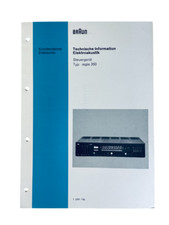 Vintage Original BRAUN Service