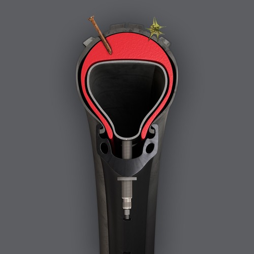 Tannus armour bike tire - tannus,
