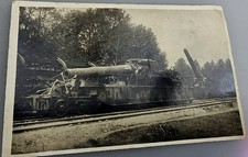 2. WK Original Foto schweres  Eisenbahngeschütz - K1