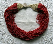 ALTES ROTES COLLIER - KORALLE
