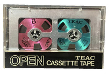 TEAC OPEN Vintage Rare Blank Audio Cassette for Tape Recorder Japan