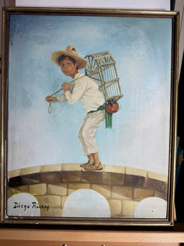 Diego rivera öl - rivera, gemälde