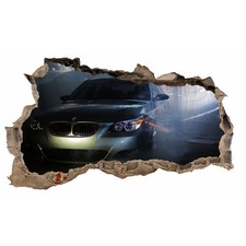 WL22 Wandtattoo Mauerloch BMW