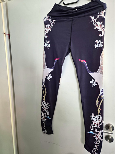 Damen leggings schwarz weiß - l, schwarz/weiß