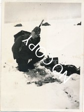 Foto Soldat mit Feldtelefon