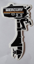 Werbe-Aufkleber Mercury Außenborder Außenbordmotor Motorboot Outboards 80er