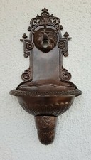 Stilarts Wandbrunnen 63cm Waschbecken Becken Garten antik Bassena Löwe Lion 