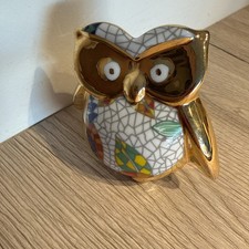 Witzige EULE Porzellanfigur