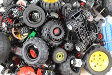 LEGO® Räder 1 kg Reifen, Achsen, Motorräder und mehr in verschiedenen Größen