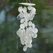 Windspiel Capiz Muscheln natur