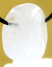 SCHNEEQUARZ    Trommelstein