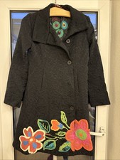 Desigual Mantel schwarz mit