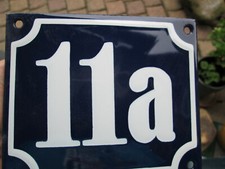 Hausnummer Die Echte Emaille