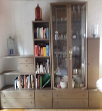 Hülsta wohnwand Esche grau