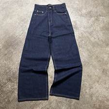 Baggy Indigo Raw Denim Jeans