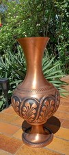 Kupfervase hoch mit - kupfervase,, 60