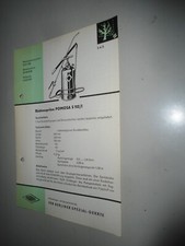 Datenblatt Prospekt Landwirtschaft DDR Rückenspritze Pomosa S 112/1