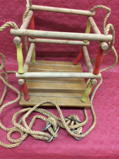 ?? Kinderschaukel Babyschaukel Gitterschaukel Holz retro ??