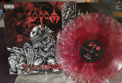 Sodom bombenhagel red splatter - sodom,