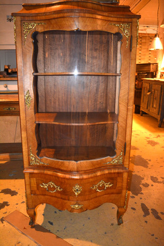 Vitrine dresden nuss - vitrine,