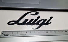 Luigi Schriftzug Logo Emblem  Sticker Aufkleber Italien Tuning Styling  Neu