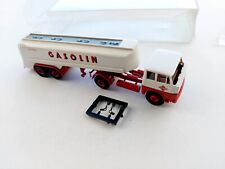 BREKINA MINIATURMODELL 1/87 H0 HENSCHEL LKW TANK-SATTELZUG / TANKWAGEN (GASOLIN)