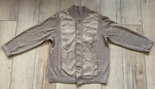 Man Excusive Jacke Gr. 52 / XL beige Schurwolle Alcantara Milano Italia Winter