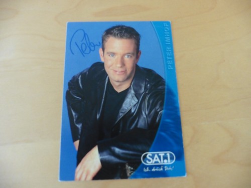 Peter imhof autogrammkarte - autogrammkarte,