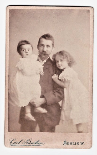 Cdv foto 1900 - vater, 2