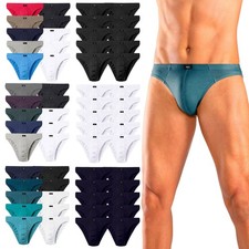 10 HIS Herren Slips Baumwolle Unterhose Baumwolle Schlüpfer Minislip H.I.S uni