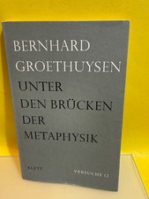 Bernhard Groethuysen "Unter