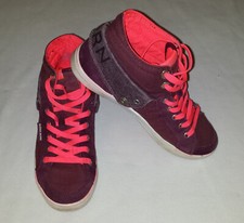 Sneaker Stoff Schnür Schuhe BJÖRN BORG Rockabilly Punk EMO Größe 38 rot