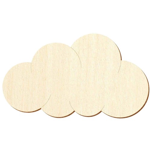 Holz wolke deko basteln - wolke,