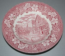 Royal Tudor Ware Staffordshire "Coaching Taverns"   Suppenteller Dm 22,5 cm