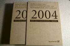 Bund Jahressammlung  2004  BRD Jahrbuch gestempelt mit ESST Bonn  Nr. 08735