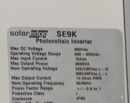Solaredge se9k photovoltaik - se9k,